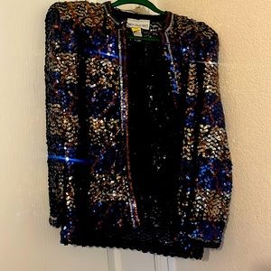 vintage Sequin Party Jacket